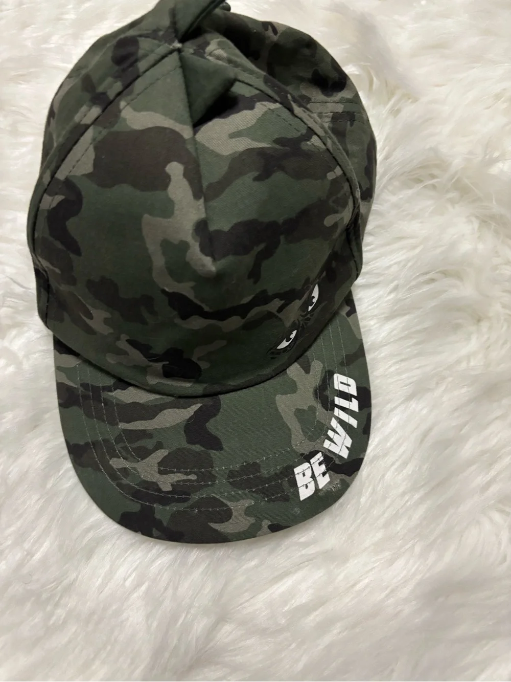 Garanimals Kids Camo Cap in Green and Black - 